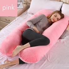 Luxury Velvet Pregnancy U Shaped Pillow