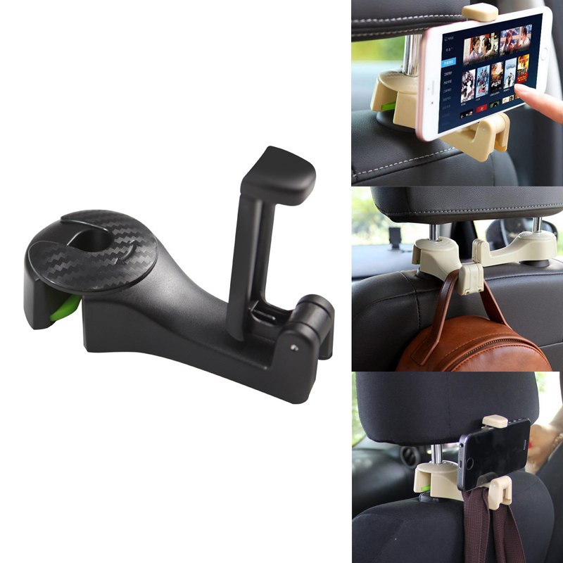 Ultimate Headrest Hook with Phone Holder