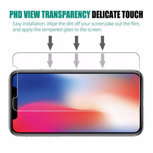 9H HD Tempered Glass For iPhone