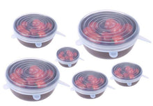 6pcs Reusable Food Wrap Silicon Stretch Lids